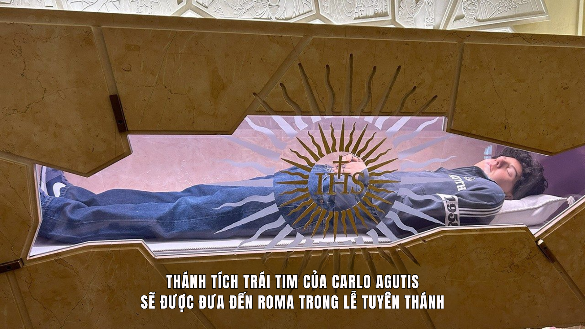 Thánh tích trái tim của Carlo Acutis sẽ được đưa đến Roma trong lễ tuyên thánh